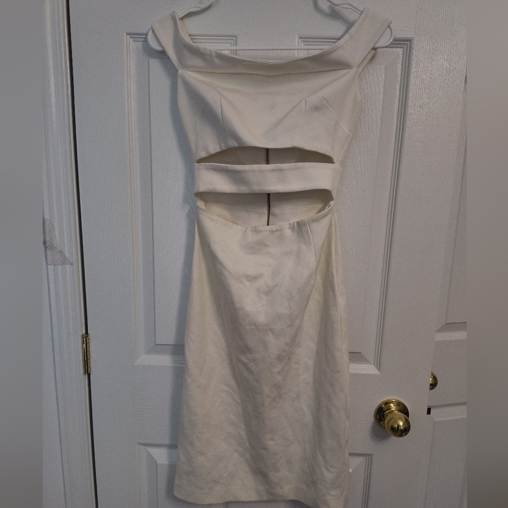 n/nicholas White Dress with Cutouts